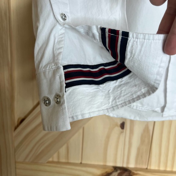 Giorgio Di Mare Ocean International Team White Button Down Shirt Men's - Picture 9 of 10